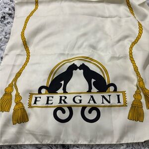 Cream and Gold Scarf